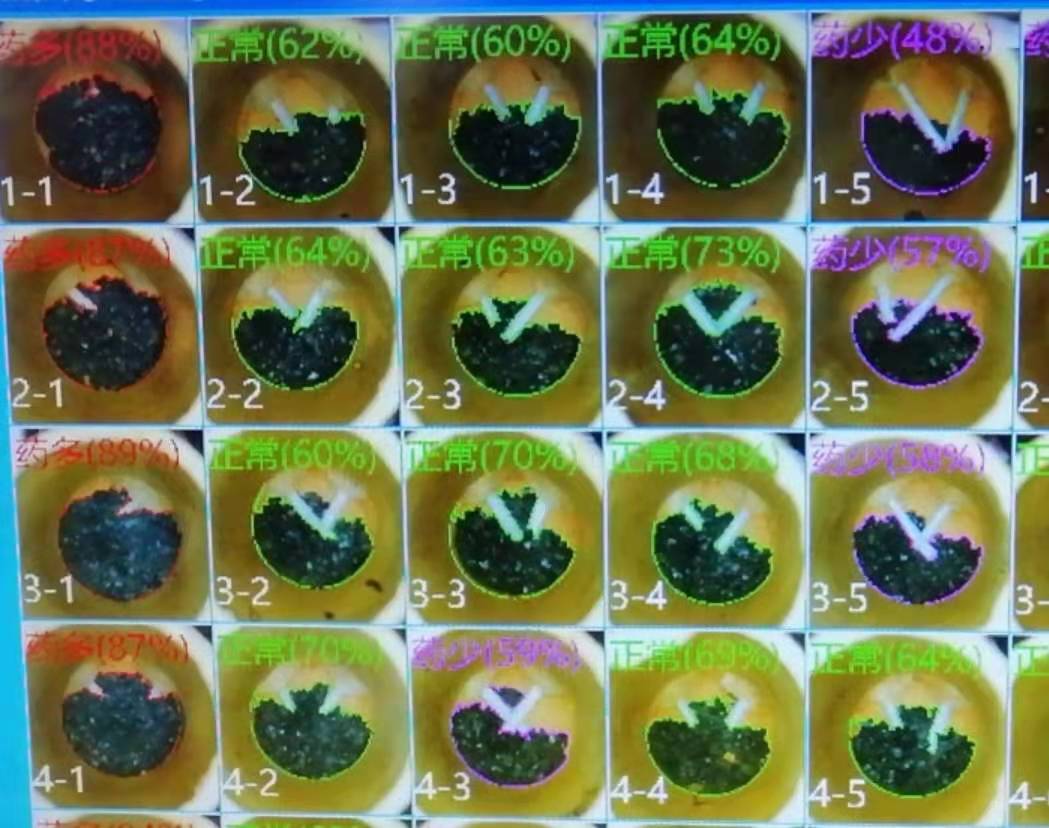 花炮生产视觉检测仪之火药检测 花炮生产视觉检测仪之火药检测